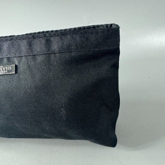 LANVIN Black Beauty Cosmetic Bag - Picture 3 of 11